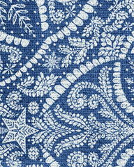 Winter Medallion Blue Large Doormat