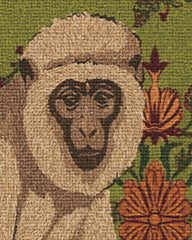 Wise Friend Moss Green Large Doormat by Iris Apfel