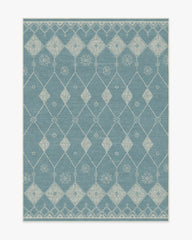 Lumia Pale Blue Flatwoven Rug