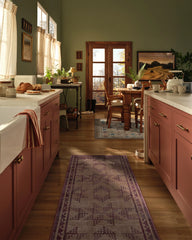 Louisa Brown & Burgundy Rug