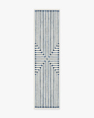 Inkdrop Slate Blue Rug by Jonathan Adler