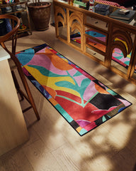King's Road Multicolor Flatwoven Rug by RIXO