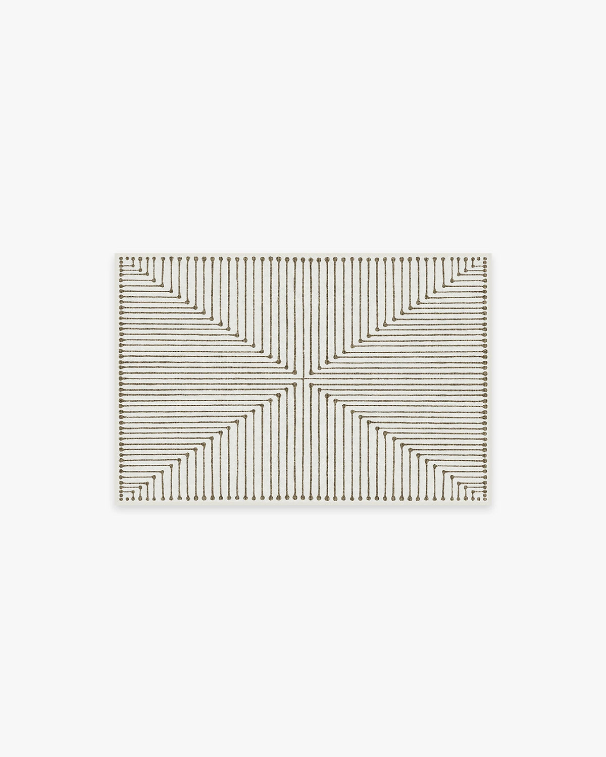 Inkdrop Camel & Ivory Rug by Jonathan Adler