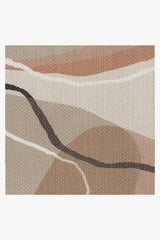 Petra Copper Rose Outdoor Rug