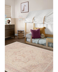 Kamran Soft Pink Flatwoven Rug