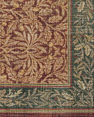 Acorn Amber Red Flatwoven Rug by Morris & Co.