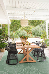 Sana Laurel Green Outdoor Rug