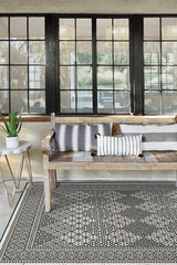 Loseta Black Outdoor Rug