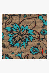 Spring Has Sprung Turquoise Doormat by Iris Apfel