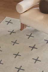 Crosby Birch & Charcoal Flatwoven Rug