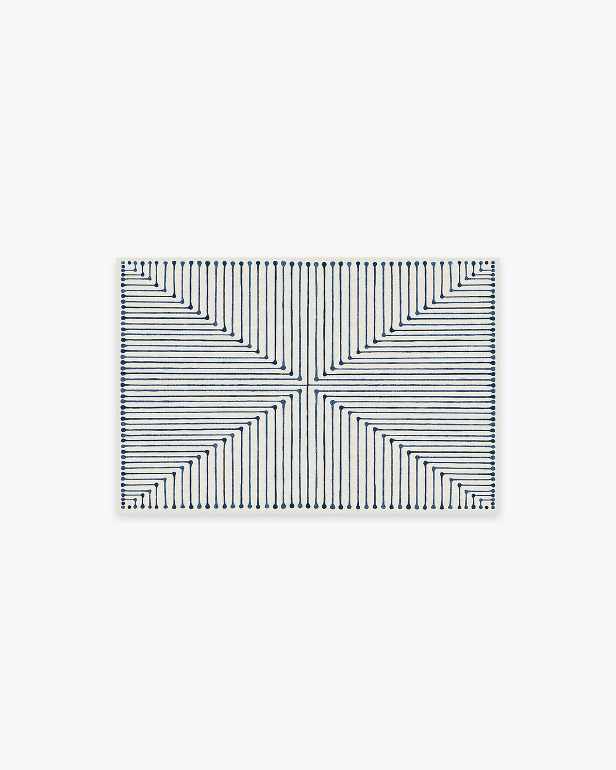 Inkdrop Slate Blue Rug by Jonathan Adler