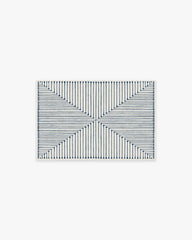 Inkdrop Slate Blue Rug by Jonathan Adler