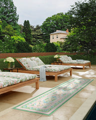 Skye Pink Multicolor Outdoor Rug by Mrs. Alice