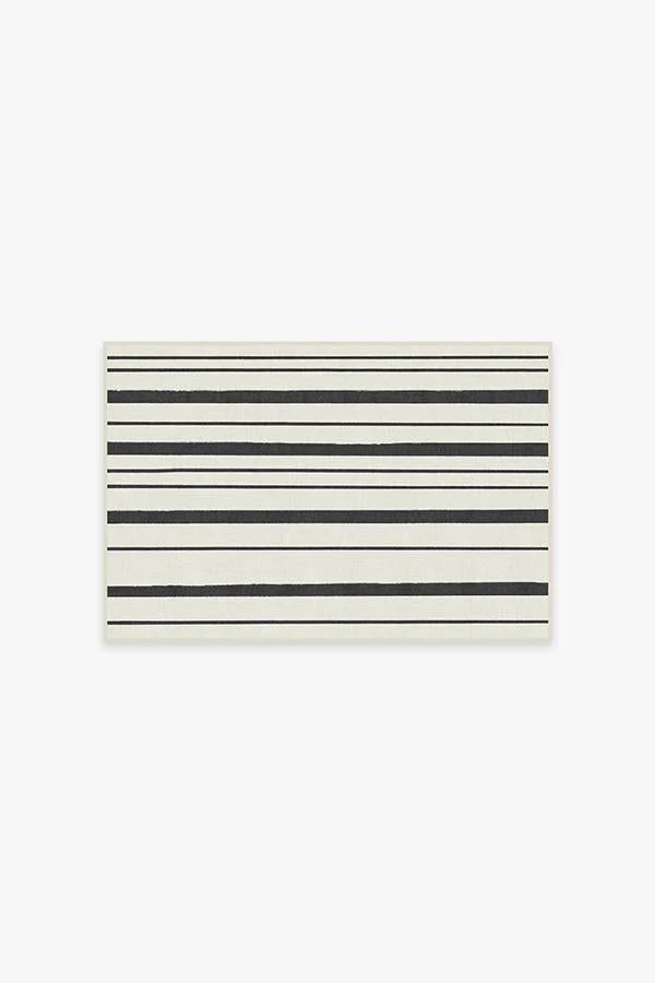 Hudson Stripe Black Rug