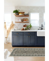 Hendesi Heriz Sage Flatwoven Rug