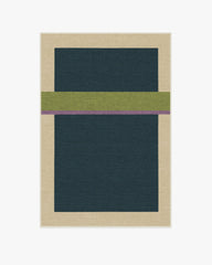Breakout Teal & Chartreuse Rug by Architectural Digest