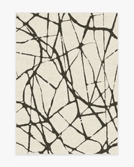 Marion Black & Ivory Flatwoven Rug by Nina Takesh