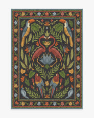 Birds Of A Feather Flatwoven Rug by Iris Apfel