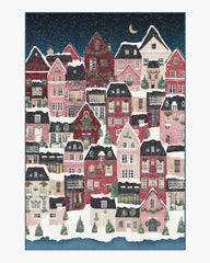 Noelle Village Midnight Flatwoven Rug