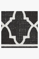 Varia Trellis Black Outdoor Rug