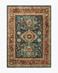 Avila Vintage Ink & Amber Rug