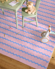 Giggle Squiggle Pink Rug