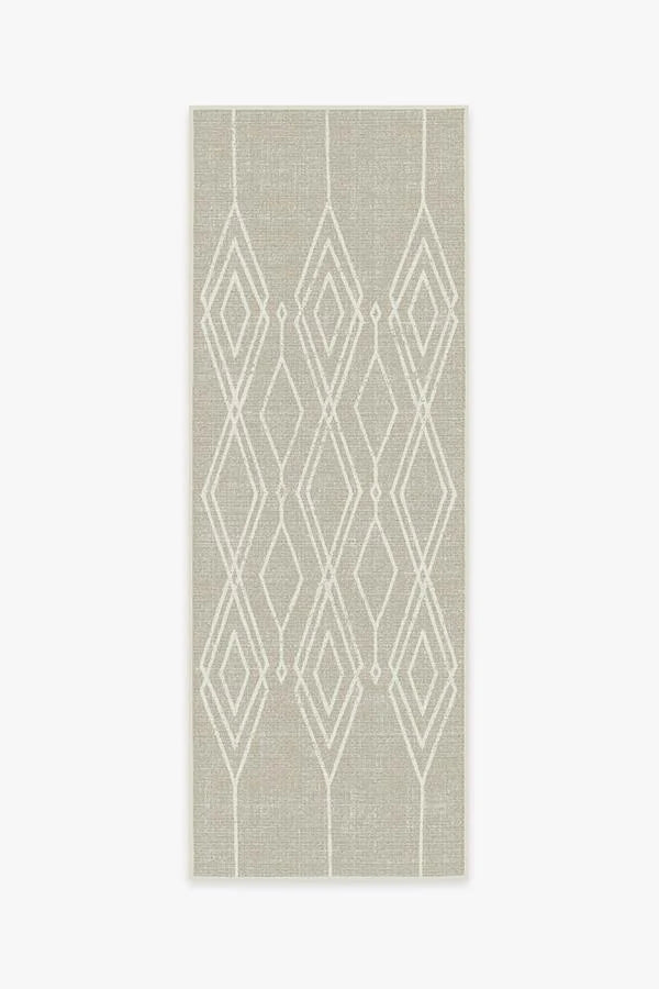 Gemma Lattice Natural Outdoor Rug