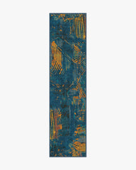 Sgraffito Royal Blue Rug by Malene Barnett