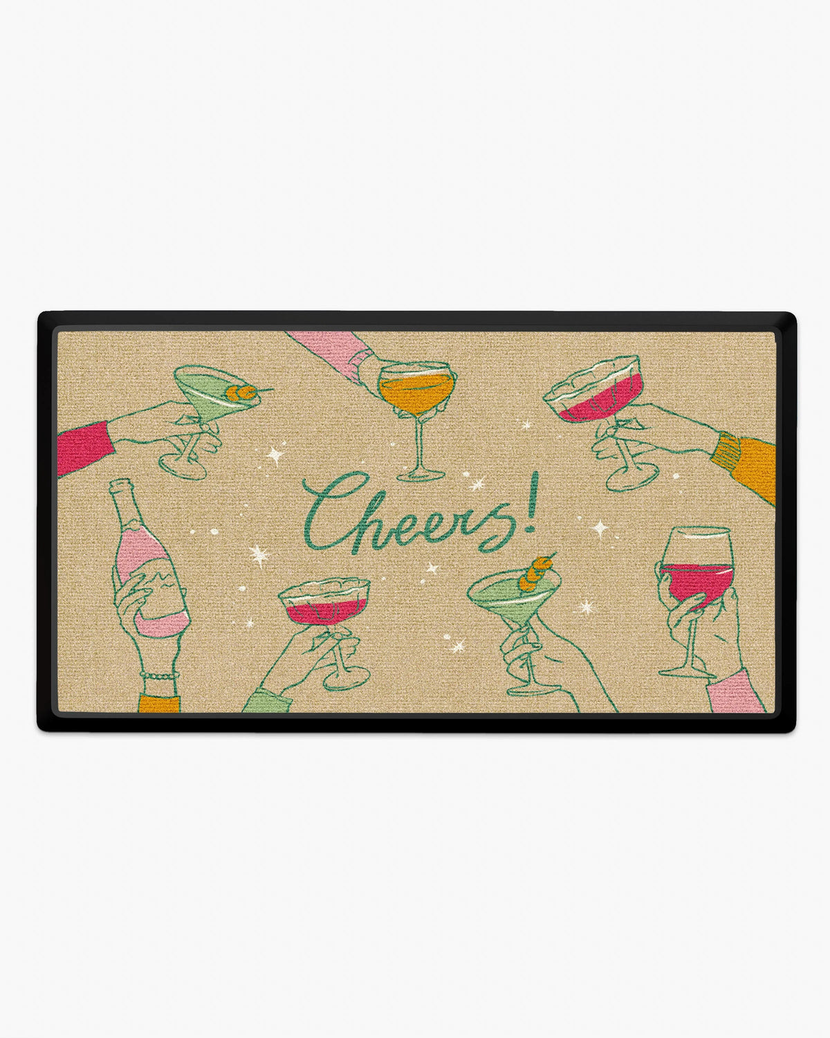 Cheers Cream Large Doormat