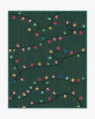 Let It Glow Green Flatwoven Rug