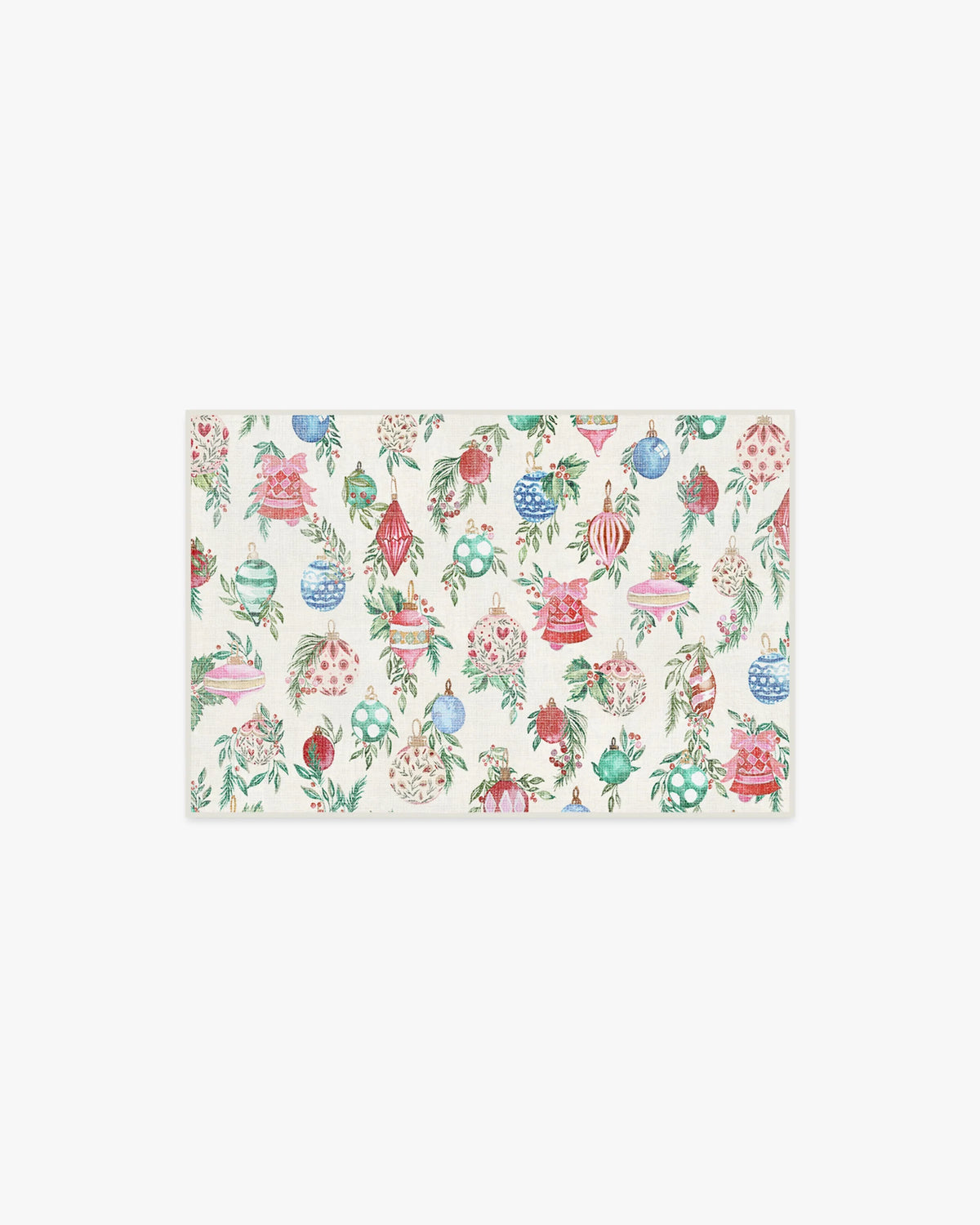 Bauble & Sprig Cream Multicolor Rug