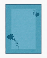 Ceylon Soft Sapphire Flatwoven Rug by The Local Project