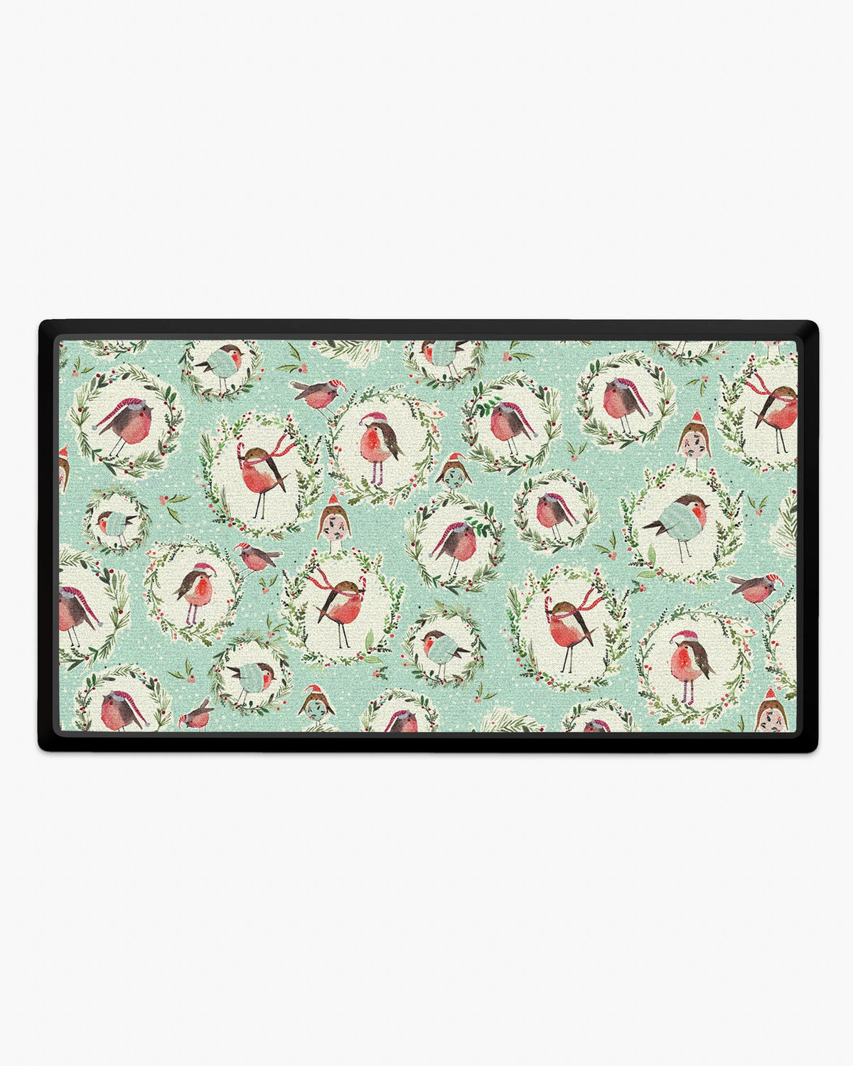 Holiday Robbins Sage Large Doormat
