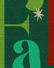 Fa La La Green Large Doormat