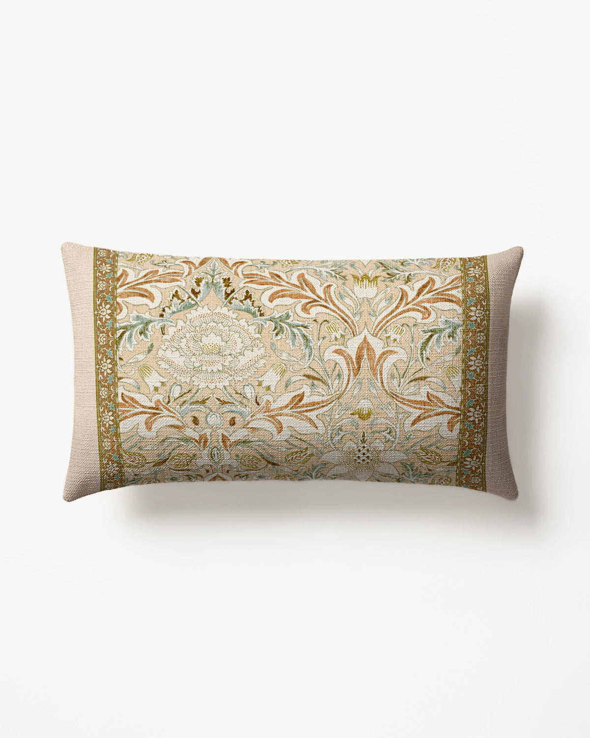 Simply Severn Vintage Blush Woven Lumbar Throw Pillow by Morris & Co.