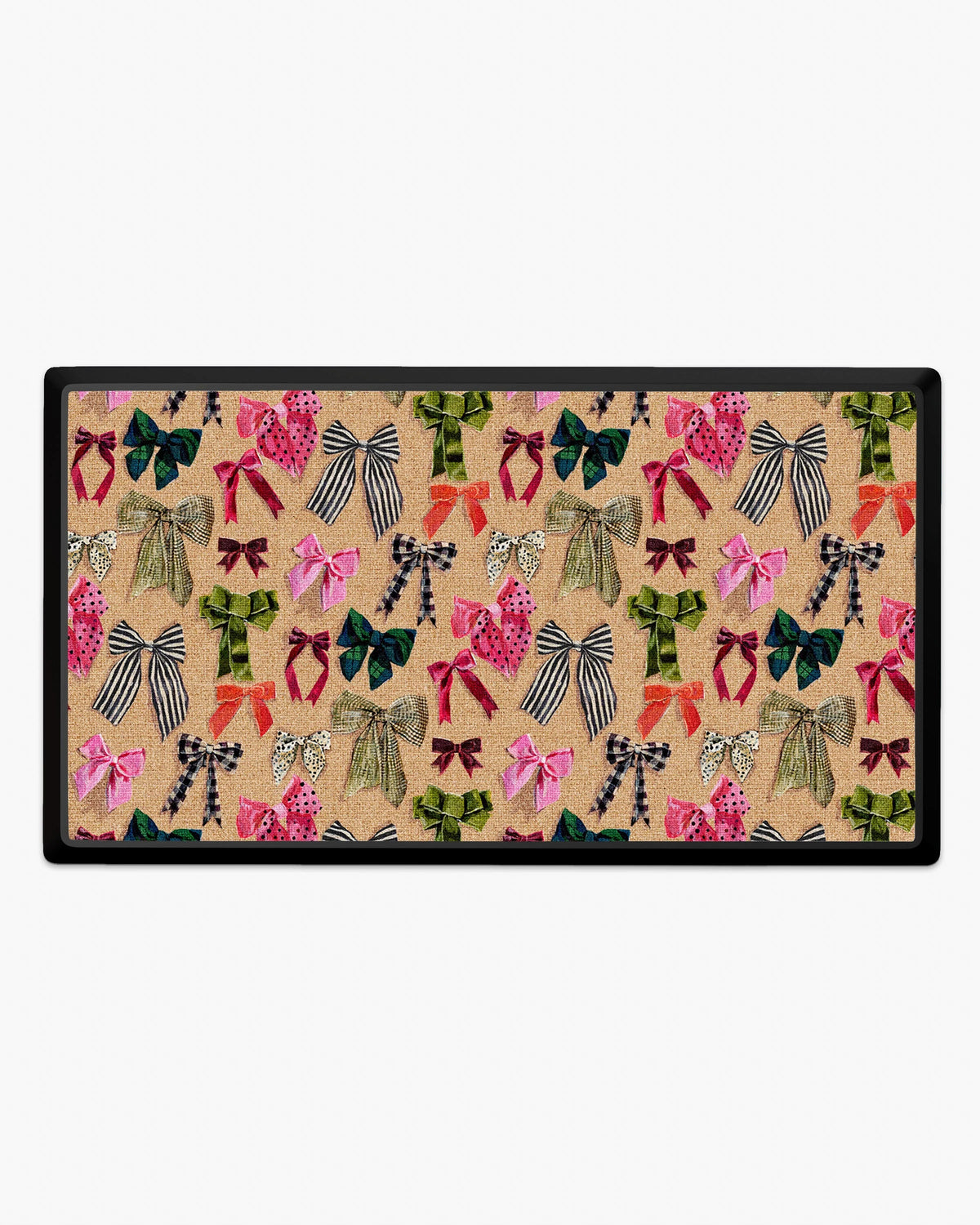 Festive Bows Multicolor Large Doormat