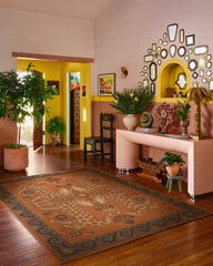 Eartha Terracotta Flatwoven Rug by Justina Blakeney