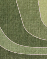 Paradox Green Flatwoven Rug by Jonathan Adler
