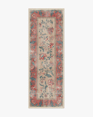 Lilou Currant & Teal Green Rug