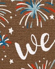 Welcome Fireworks Doormat