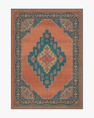 Sunset Bazaar Tropic Coral Rug by Matthew Williamson