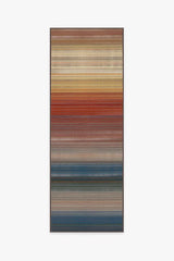 Linear Striped Multicolor Rug