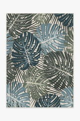 Monstera Jade Flatwoven Rug