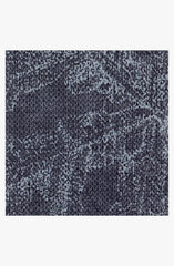 Snowflake Navy Flatwoven Rug