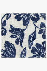 Bella Bouquet Delft Blue Bath Mat