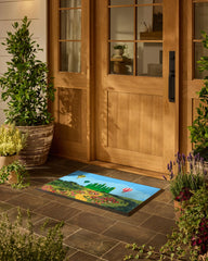 Emerald City Multicolor Doormat by Wicked