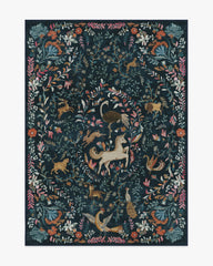 Dreamweaver Blue Multicolor Flatwoven Rug by Iris Apfel