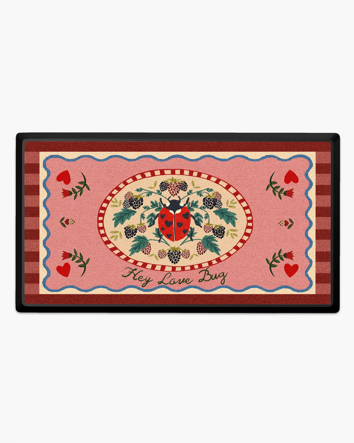 Hey Love Bug Large Doormat