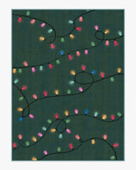 Let It Glow Green Flatwoven Rug