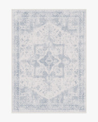 Kira Soft Blue Flatwoven Rug